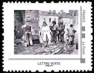 Stamp, 75th anniversary of the D Day, France,  