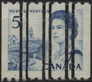 Stamp, QE II, fishing port on the Atlantic coast, Canada,  , Famous People, Heads of State, Lighthouses, Ports, Queens, Royalty, Women