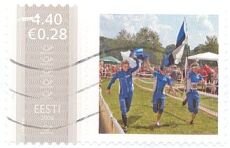 Stamp, Eesti Orienteerumisliit, Personalized and Private Mail Stamps,  
