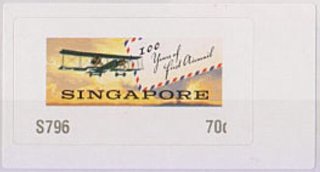Centenary of First Airmail Flight to Singapore