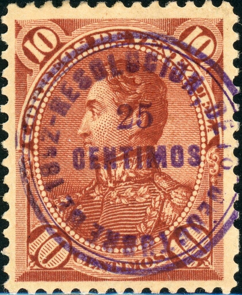 Overprint "RESOLUCION DE 10 DE OCTUBRE 1892"
