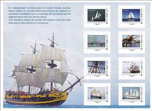 Mini Sheet, Tall ships to conquer the Seine, France,  , Sailing Ships, Ships