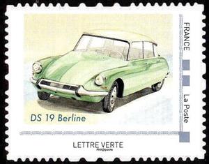 Stamp, DS 19 Berline, France,  , Cars
