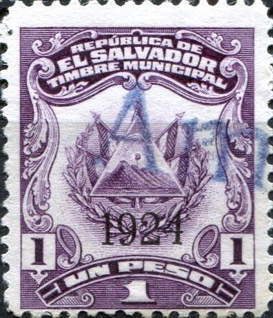 Municipal Revenue with "1924" overprint