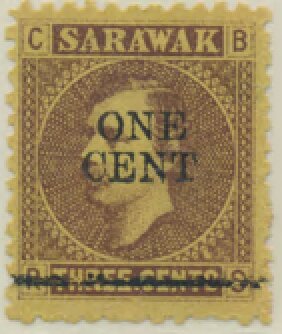 Stamp, Surcharged in Black, Federal Malay States,  , Famous People, Heads of State, Men
