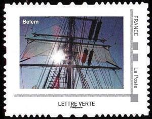 Stamp, Belem, France,  