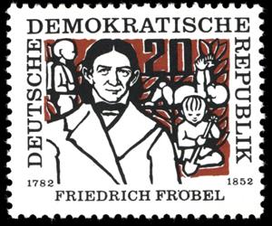 Stamp, Fröbel, Germany, Democratic Republic,  