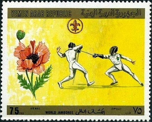 Poppy, fencer