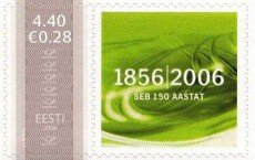 Stamp, SEB Eesti Ühispank, Personalized and Private Mail Stamps,  