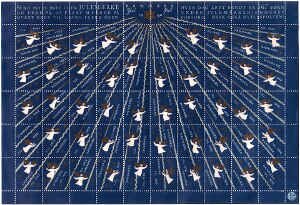 The Christmas star and herds of angels