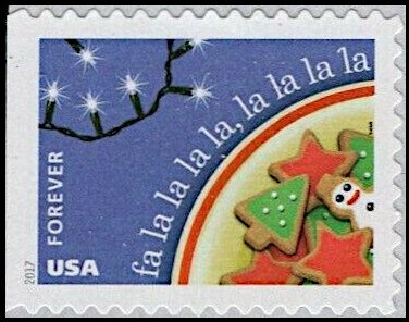 Stamp, "Deck the Halls", United States of America,  , Christmas, Music, Winter