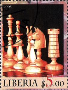Stamp, Chess, Cinderellas,  , Chess