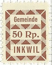 Stamp, Inkwil, Switzerland,  