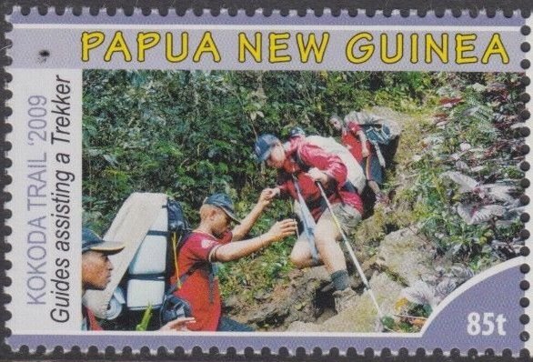 Guides assisting a Trekker