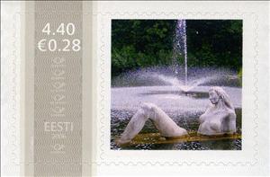 Stamp, Sculptures of Tallinn - Mustamäe kaunitar, Personalized and Private Mail Stamps,  , Monuments