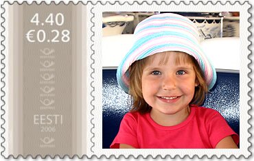 Stamp, Tüdruk, Personalized and Private Mail Stamps,  