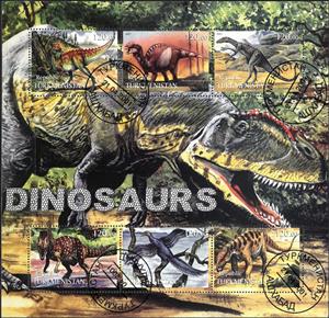 Mini Sheet, Dinosaurs, Cinderellas,  , Dinosaurs, Prehistorical Animals