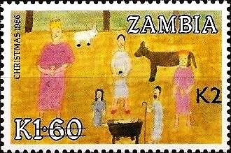 Stamp, Surcharged 2/1.60, Zambia,  