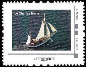 Stamp, Le Charles Marie, France,  , Sailing Ships, Ships