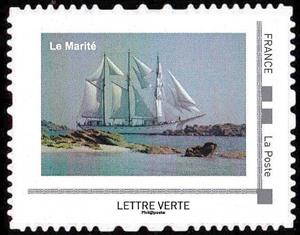 Stamp, Le Marité, France,  , Sailing Ships, Ships