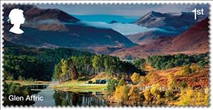 Stamp, Glen Affric, United Kingdom of Great Britain & Northern Ireland,  , Forests, Landscapes, Trees