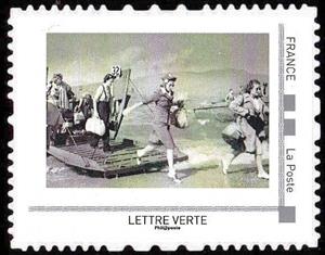 Stamp, 75th anniversary of the D Day, France,  