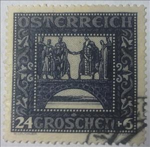 Stamp, Nibelungensage, Austria,  , Bridges, Legends