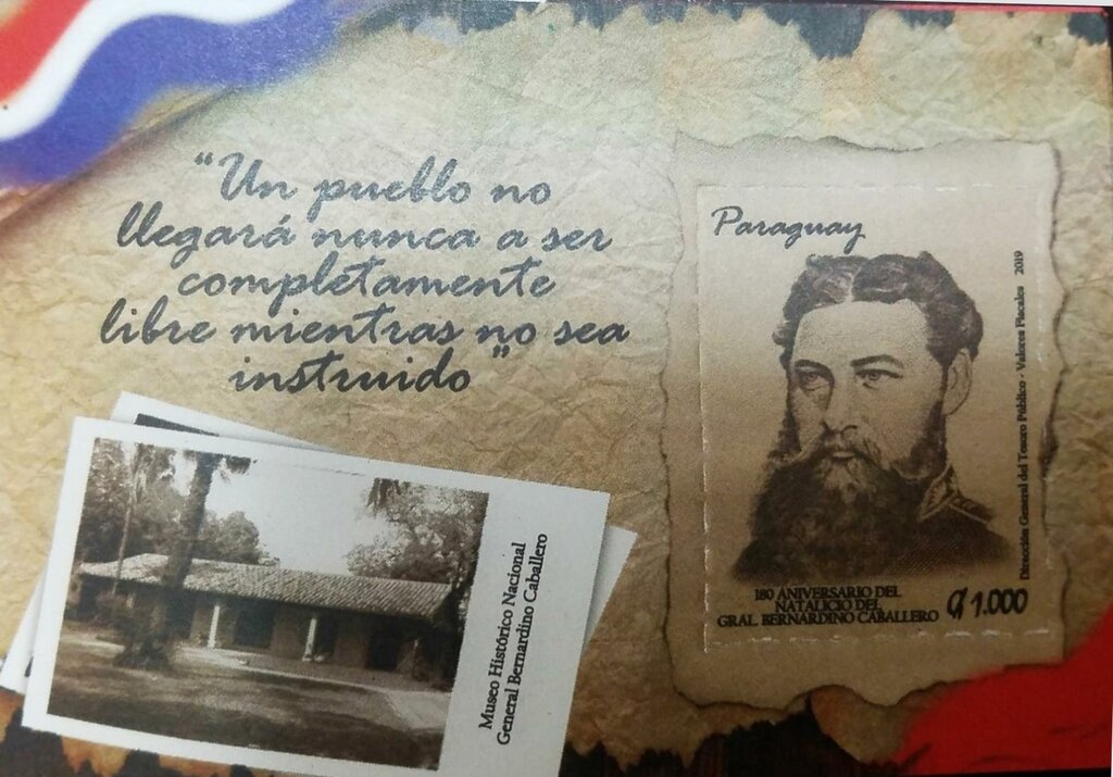 180th Anniversary of birth of President Bernardino Caballero