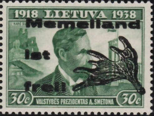 overprint-20 years Lithuania