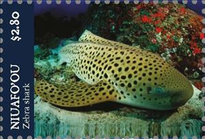 Stamp, Zebra Shark, Niuafo'ou,  , Sharks