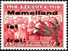 overprint-20 years Lithuania