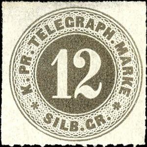 Stamp, Number in double circle, German States,  , Numbers