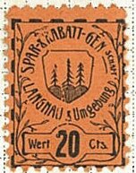 Stamp, Langnau, Switzerland,  