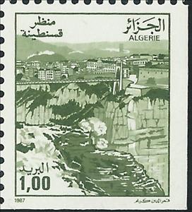 Stamp, View of Constantine, Algeria,  , Townscapes / City Views