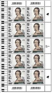 Mini Sheet, 200. Geburtstag von Clara Schumann, Germany, Federal Republic,  , Composers, Famous People, Musicians, Women