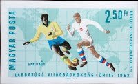 Stamp, Brazil - Czechoslovakia 3:1 (1962), Hungary,  , Football (Soccer), Sports