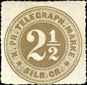 Stamp, Number in double circle, German States,  , Numbers