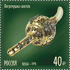 Stamp, Whistle-Rattle of Anna Leopoldovna, Russia,  , Jewelery
