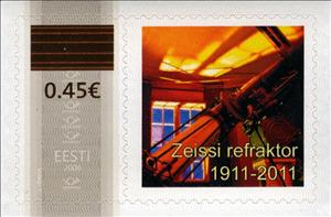 Stamp, Zeissi refraktor, Personalized and Private Mail Stamps,  
