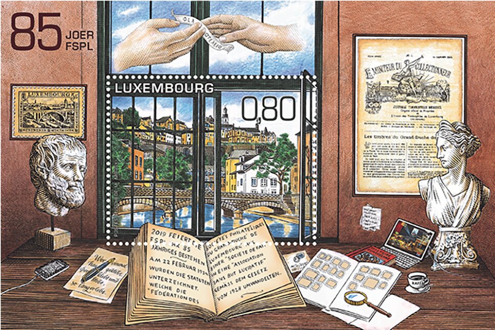 85th Anniversary of the Federation of Luxembourg Philately