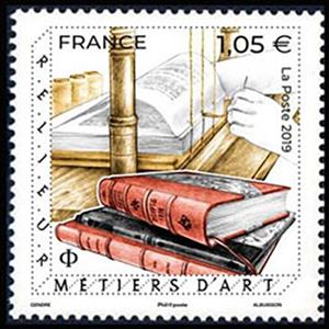 Stamp, Bookbinding, France,  , Books