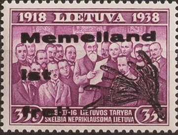 overprint-20 years Lithuania
