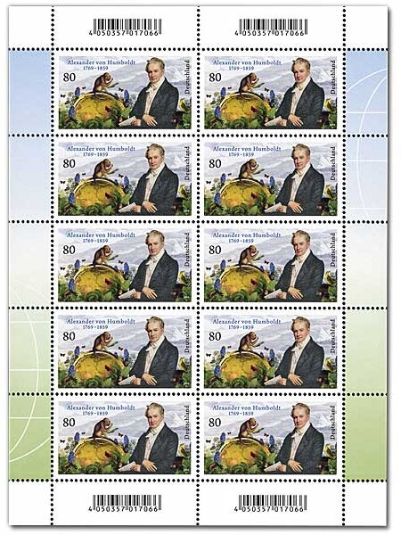 250. Geburtstag von Alexander von Humboldt