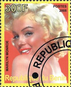 Stamp, Marilyn Monroe, Cinderellas,  , Famous People
