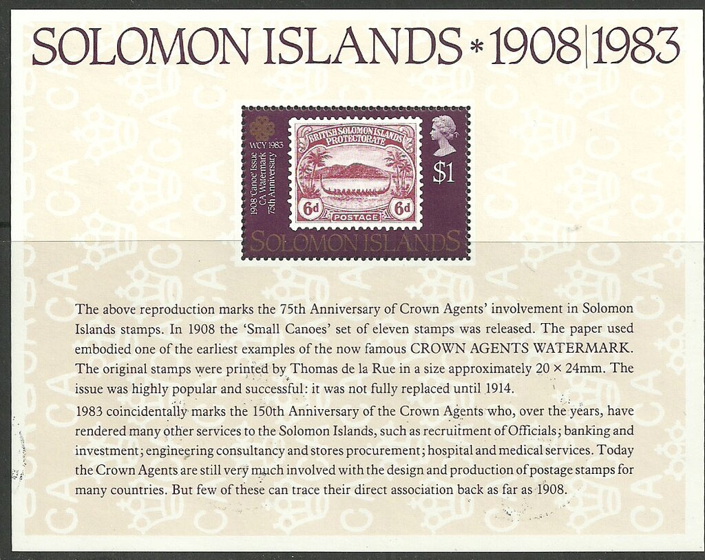 World Communication Year. Inscription 1908-1983