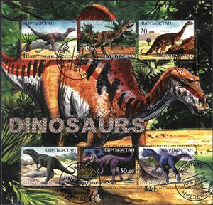 Mini Sheet, Dinosaurs, Cinderellas,  , Dinosaurs, Prehistorical Animals