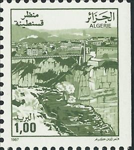 Stamp, View of Constantine, Algeria,  , Townscapes / City Views