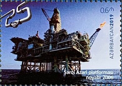 East Azeri Oil Platform