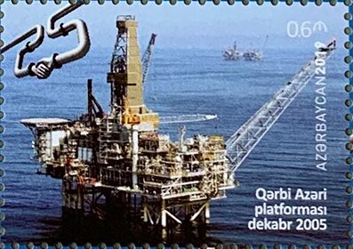 West Azeri Oil Platform