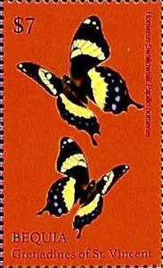 Stamp, Papilio homerus, Saint Vincent Grenadines,  , Animals (Fauna), Butterflies, Insects
